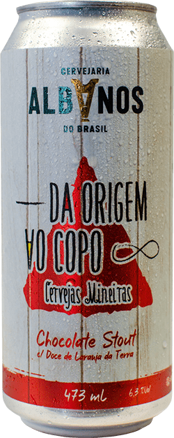 D.O.C Chocolate Stout com compota de laranja-da-terra - Cervejaria Albanos do Brasil