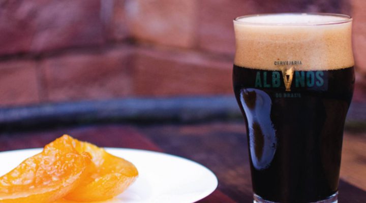 CerveDa origem ao copo - Stout Chocolate com Laranja da Terra - Albanos